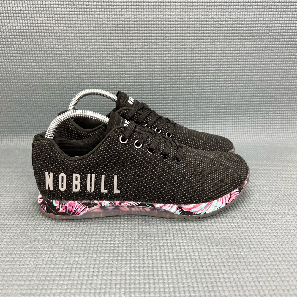 NoBull Floral Trainer Midnight Palms Womens Sz 8 Crossfit Weightlifting Shoe